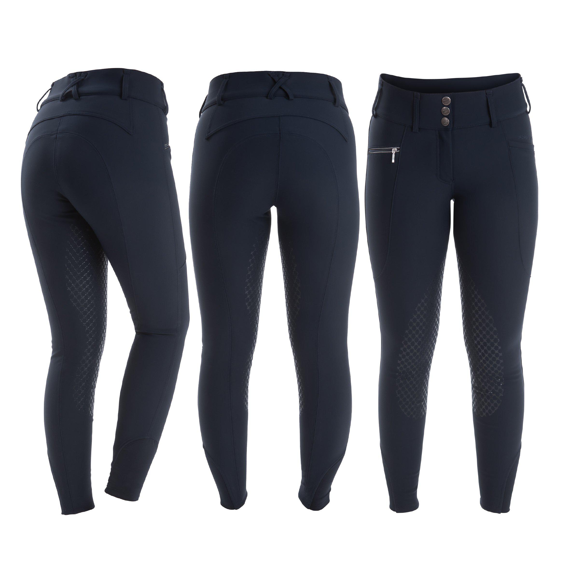 Horse Life Candy Mira Winter Breeches High Knee Silicone - old grey - 2