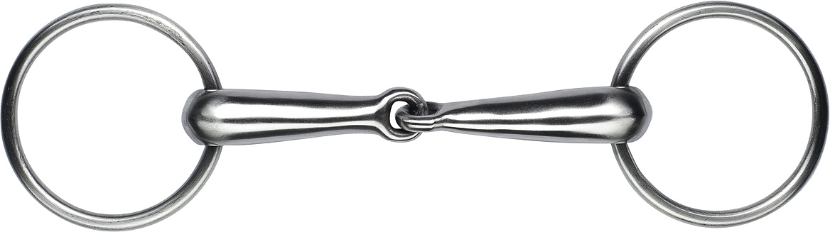FEELING Satin Finish Stainless Steel Hollow Ring Snaffle - 2