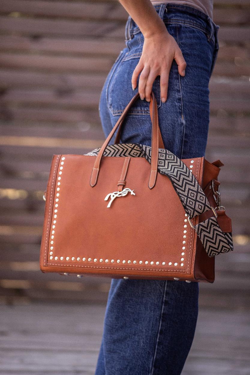 Penelope Naily Romane Handbag Cognac