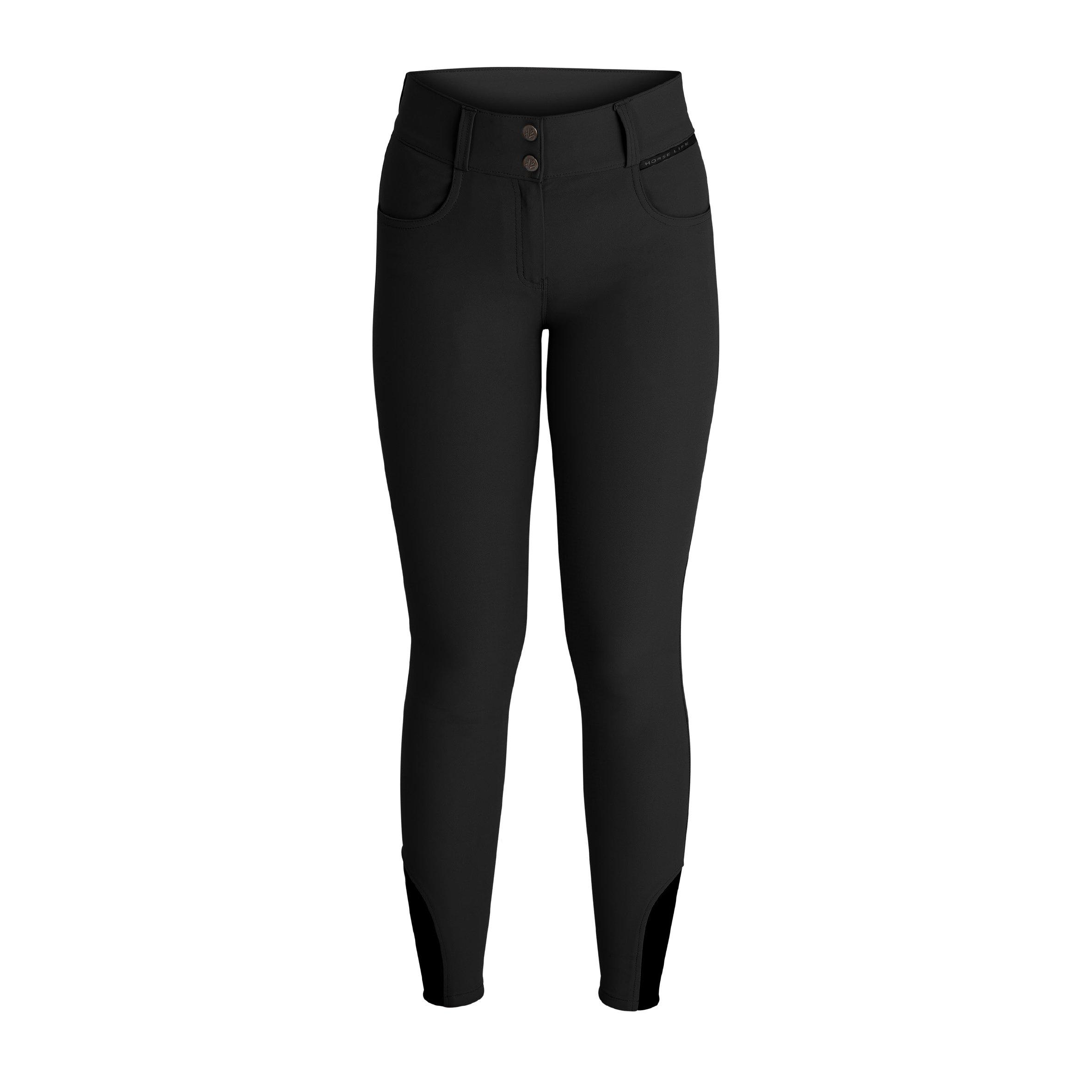 Horse Life Samira Soft Tex Breeches High Knee Grip - Taupe - 2