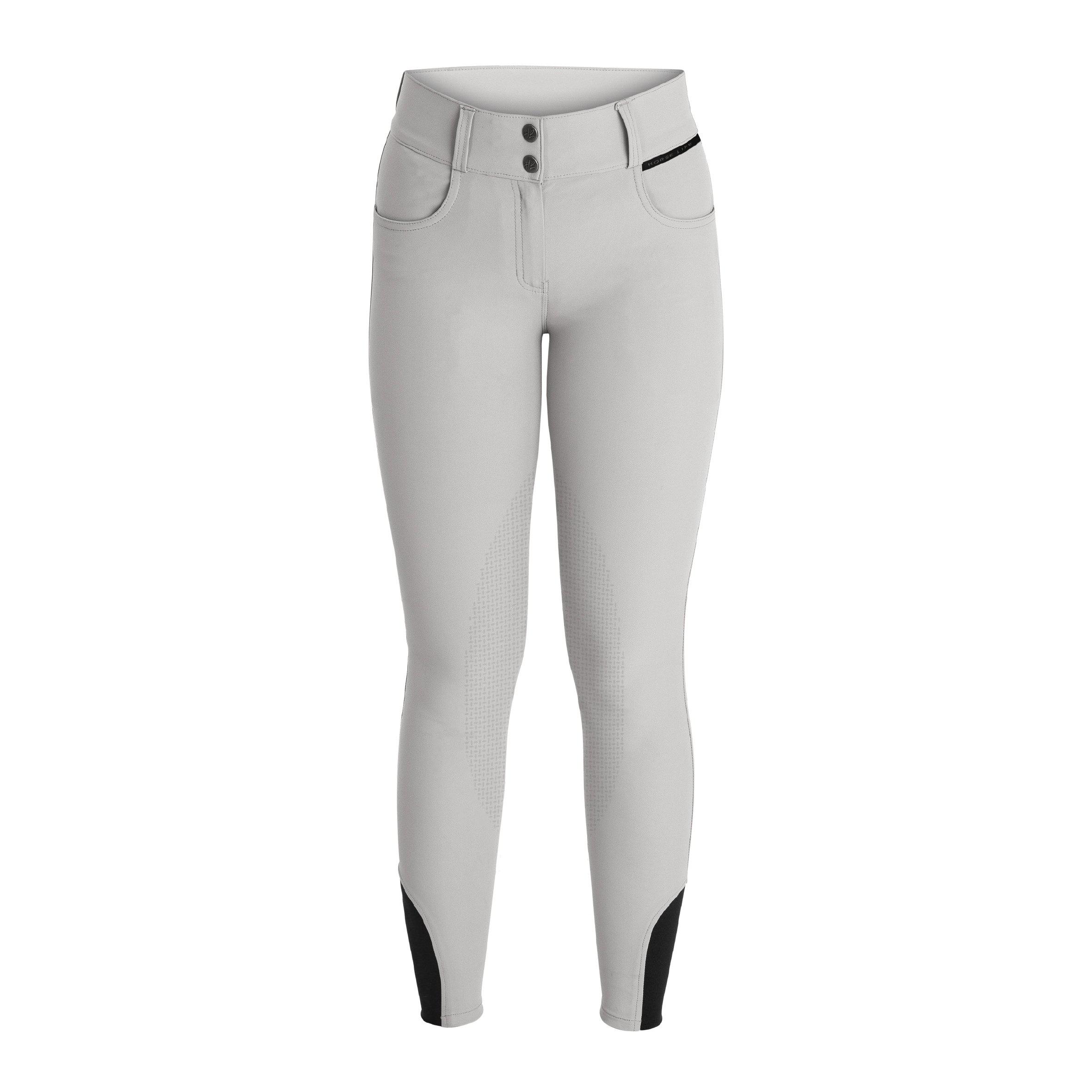 Horse Life Samira Soft Tex Breeches High Knee Grip - Taupe - 3