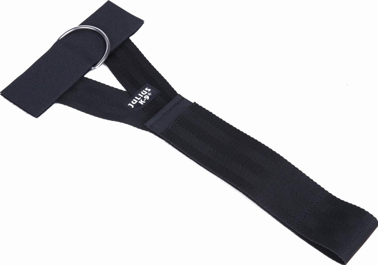 Julius-K9 Front Control Y-Bälte med Ring för Hundsele - Svart