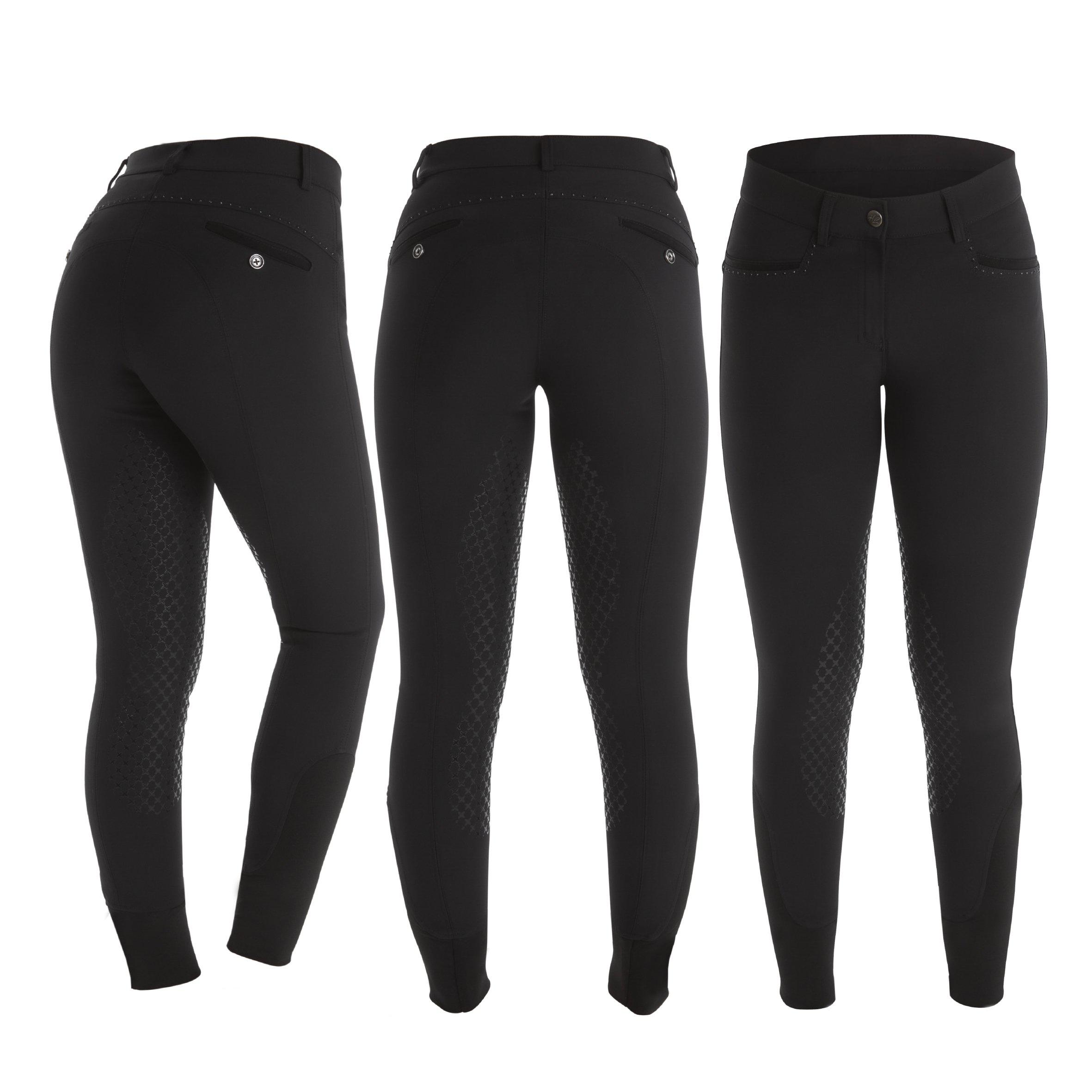 Horse Life Safir Breeches High Knee Silicone - Navy - 3