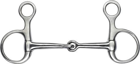 FEELING Satin Finish Stainless Steel Baucher Snaffle