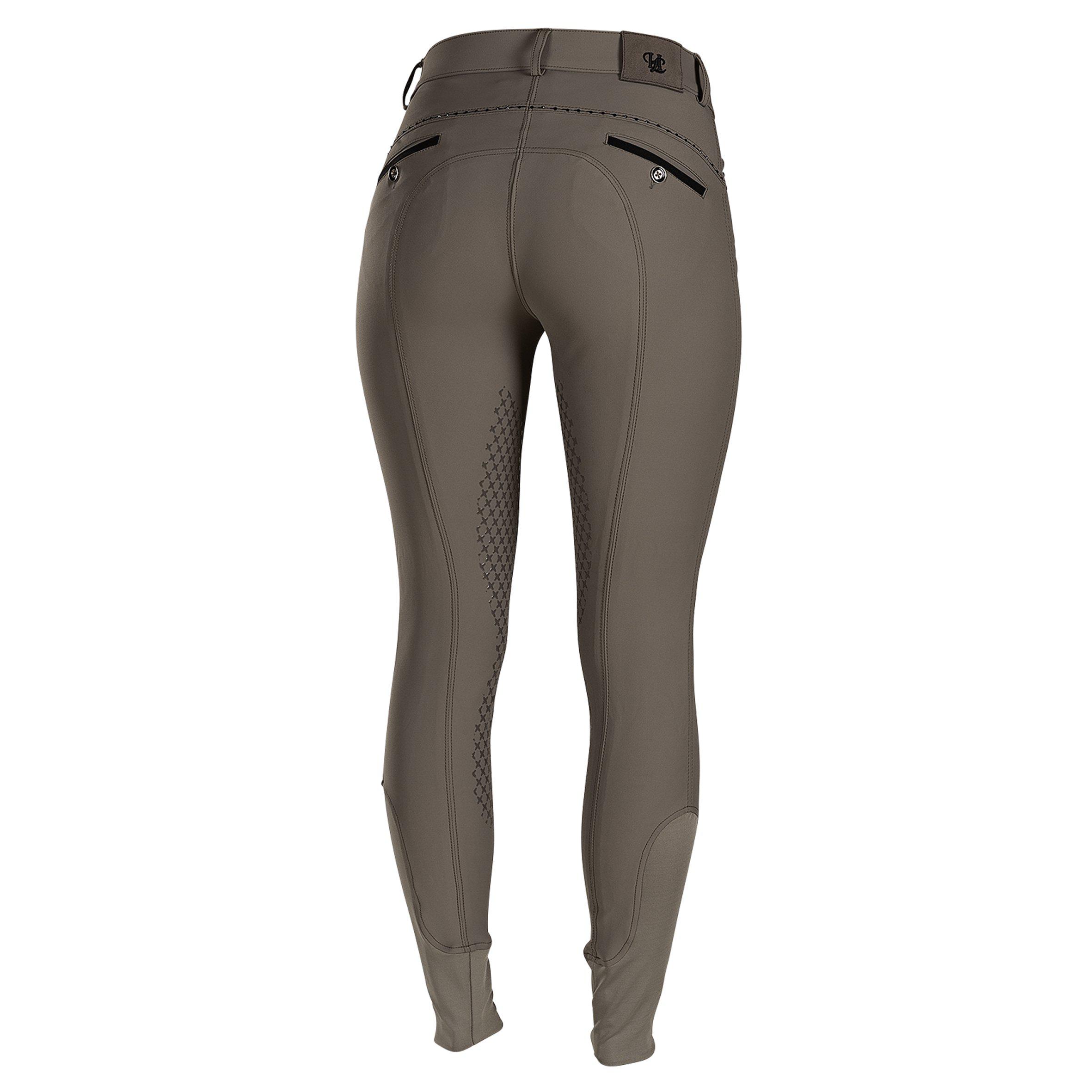 Horse Life Safir Breeches High Knee Silicone, Junior - Iron