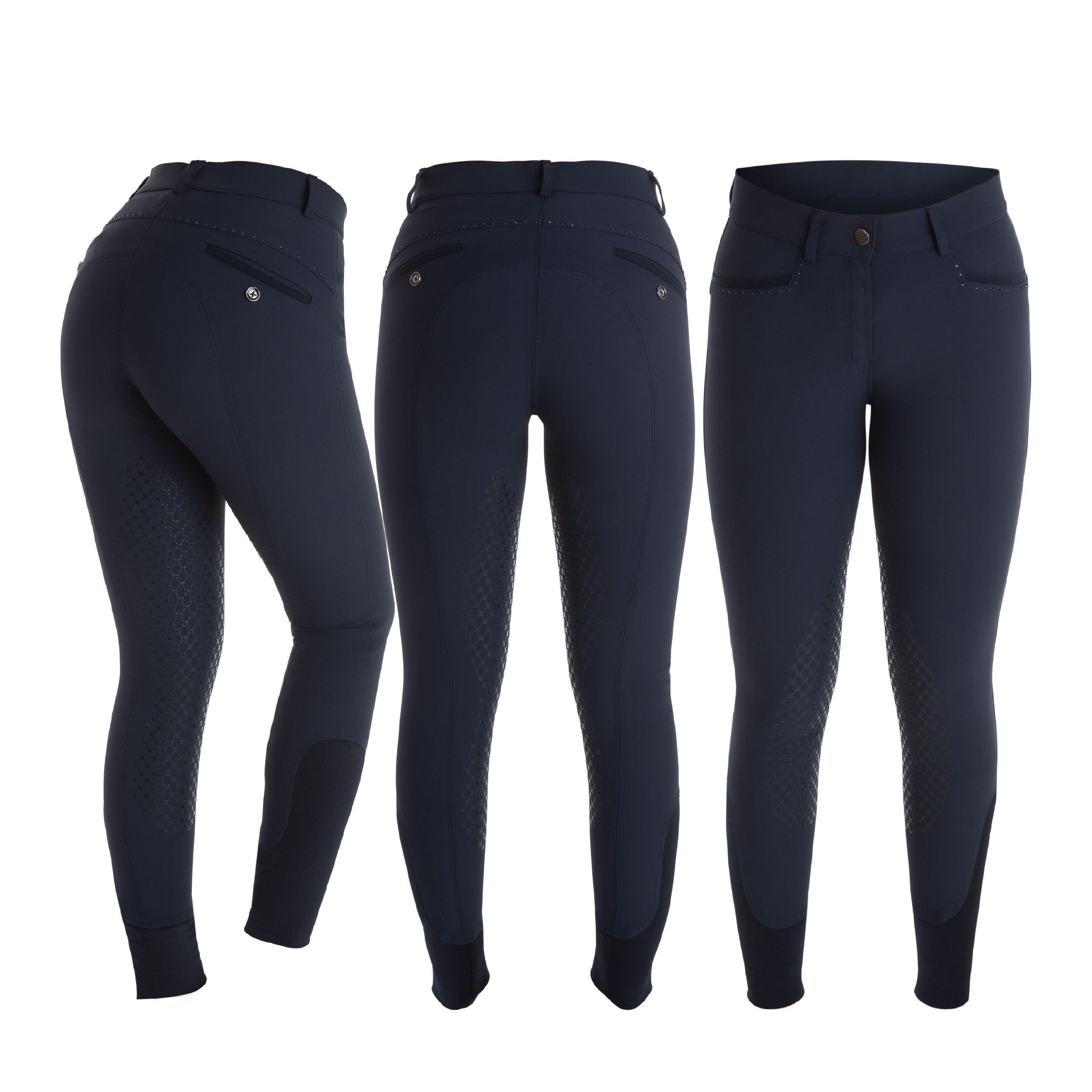 Horse Life Safir Breeches High Knee Silicone - White - 3