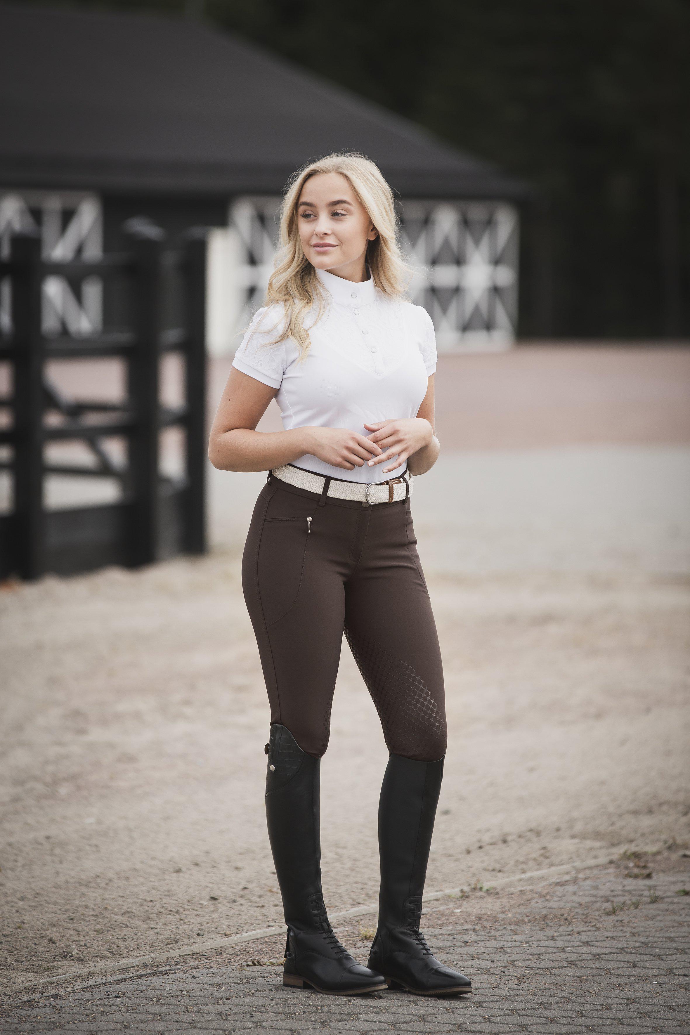 Horse Life Stella Ratsastushousut High Knee Silicone Super-X  - Navy - 2