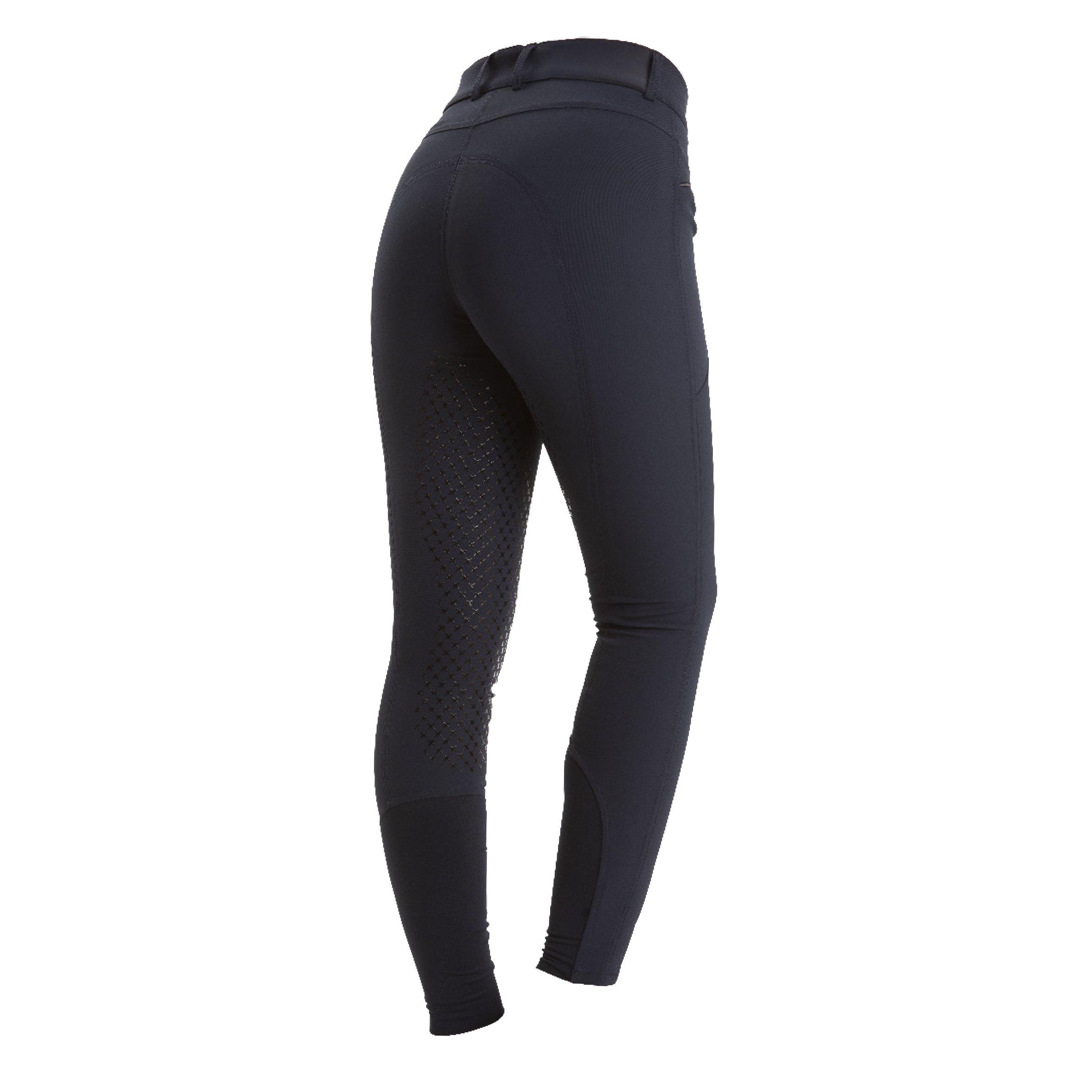 Horse Life Stella Ridbyxa High Knee Silicone, Junior - Navy (152)