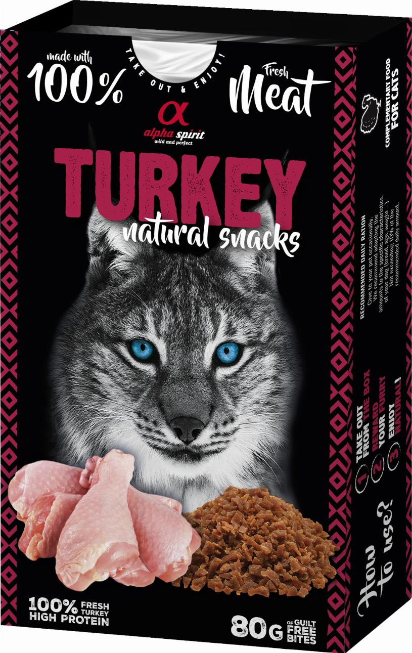 AlphaSpirit Naturals Kattgodis - Kalkon