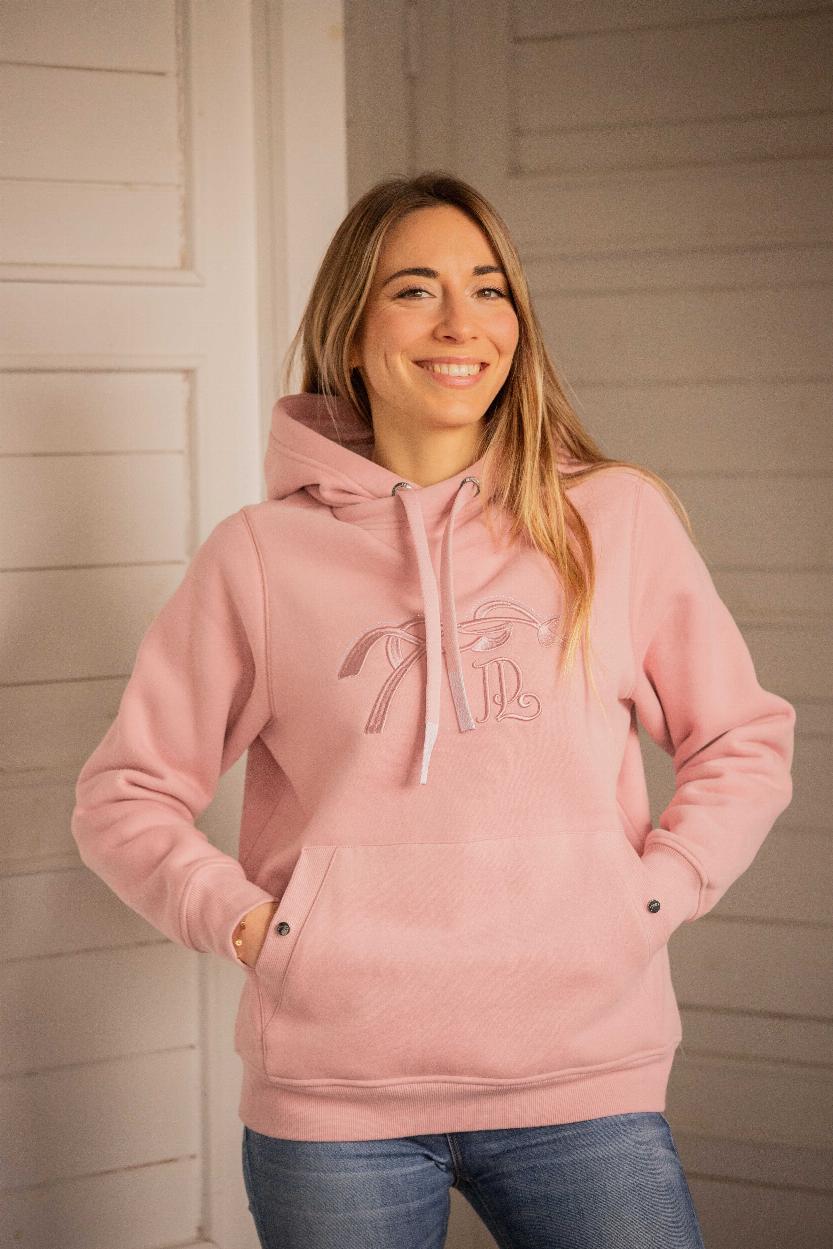 Penelope Polly Hoodie Rosa/Rosa (XS)