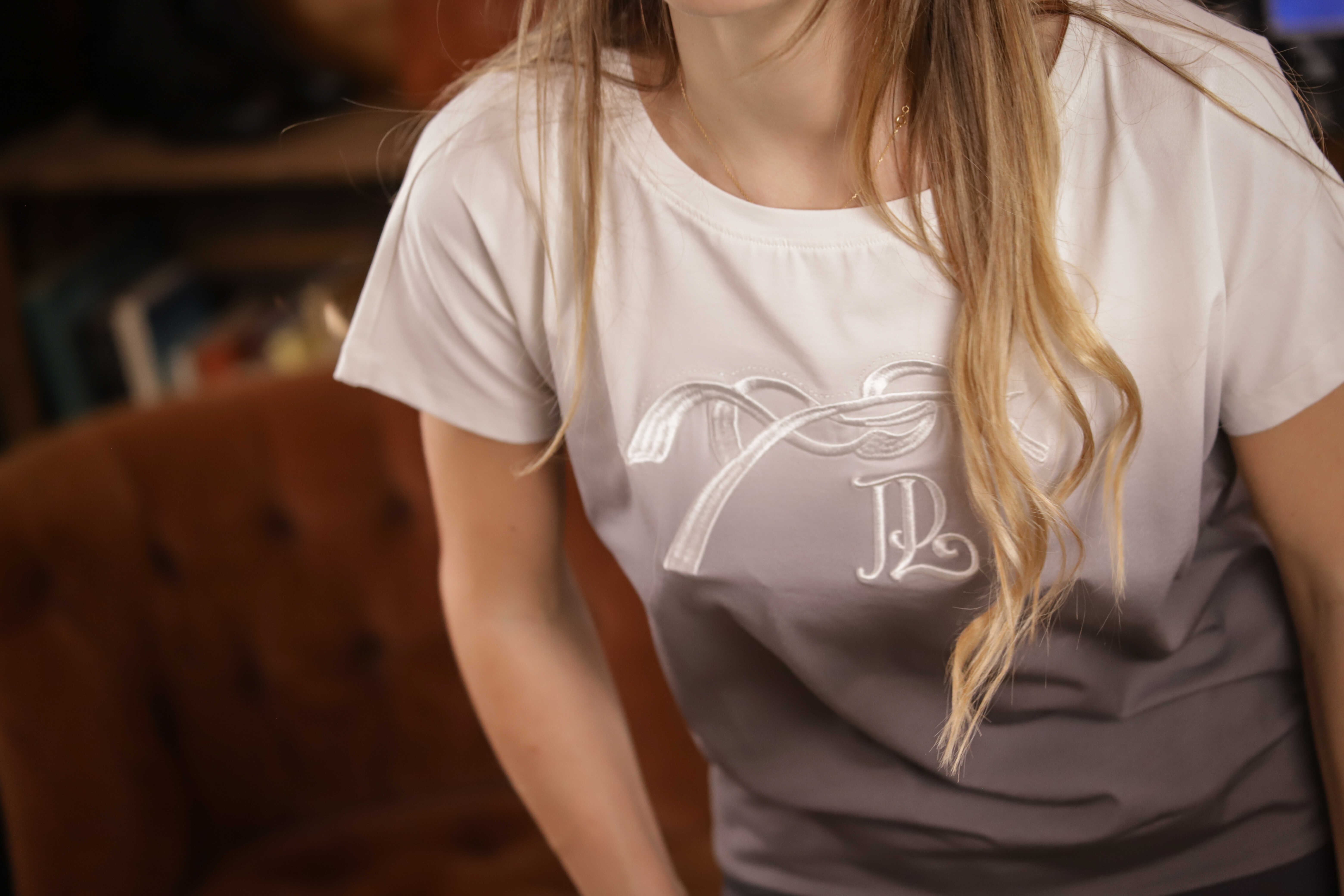 Penelope Poppy Strass T-shirt med Glitter Grå - 4
