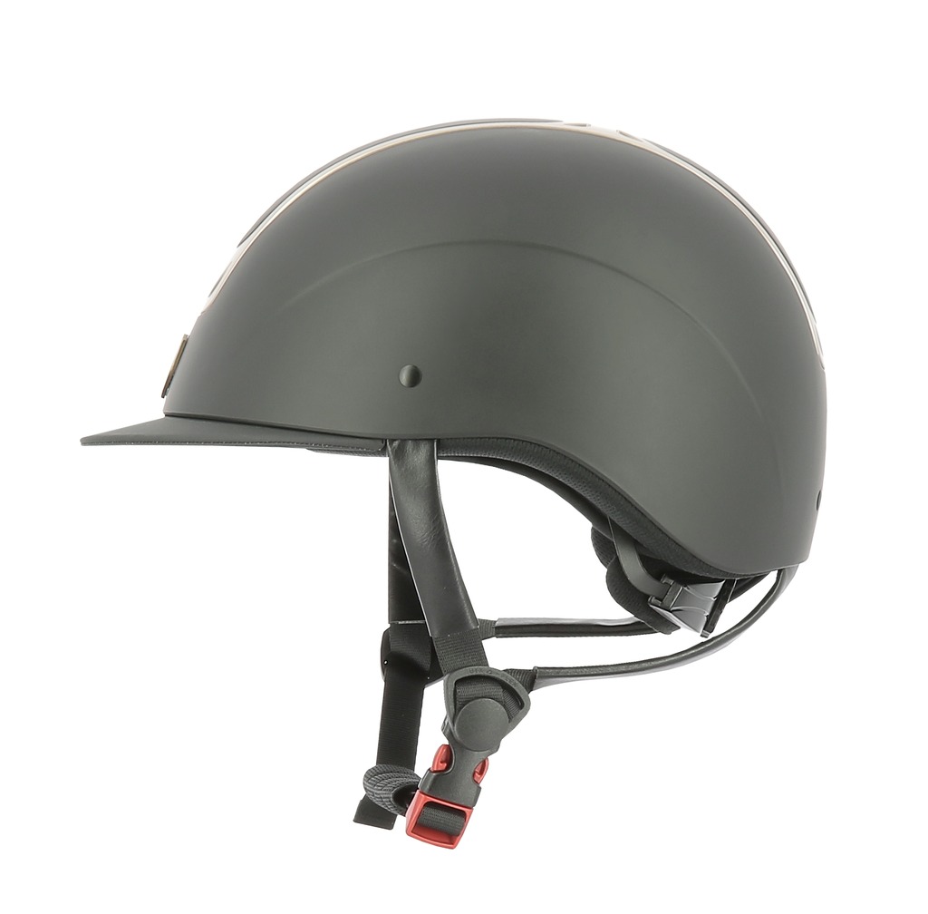 EQUITHEME 'Pepit' Helmet Black/Pink Gold, XS/49-51 - 4