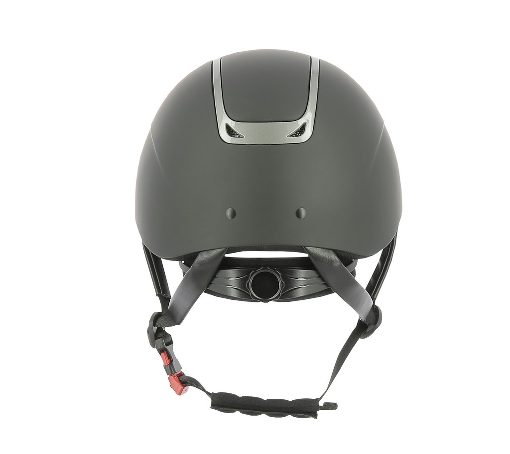 EQUITHEME Pepit Helm Black/Chrome Plated Metallic, XS/49-51 - 5