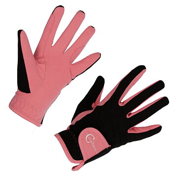 Covalliero Kids Riding Gloves Lilli Starlight, Black/Pink