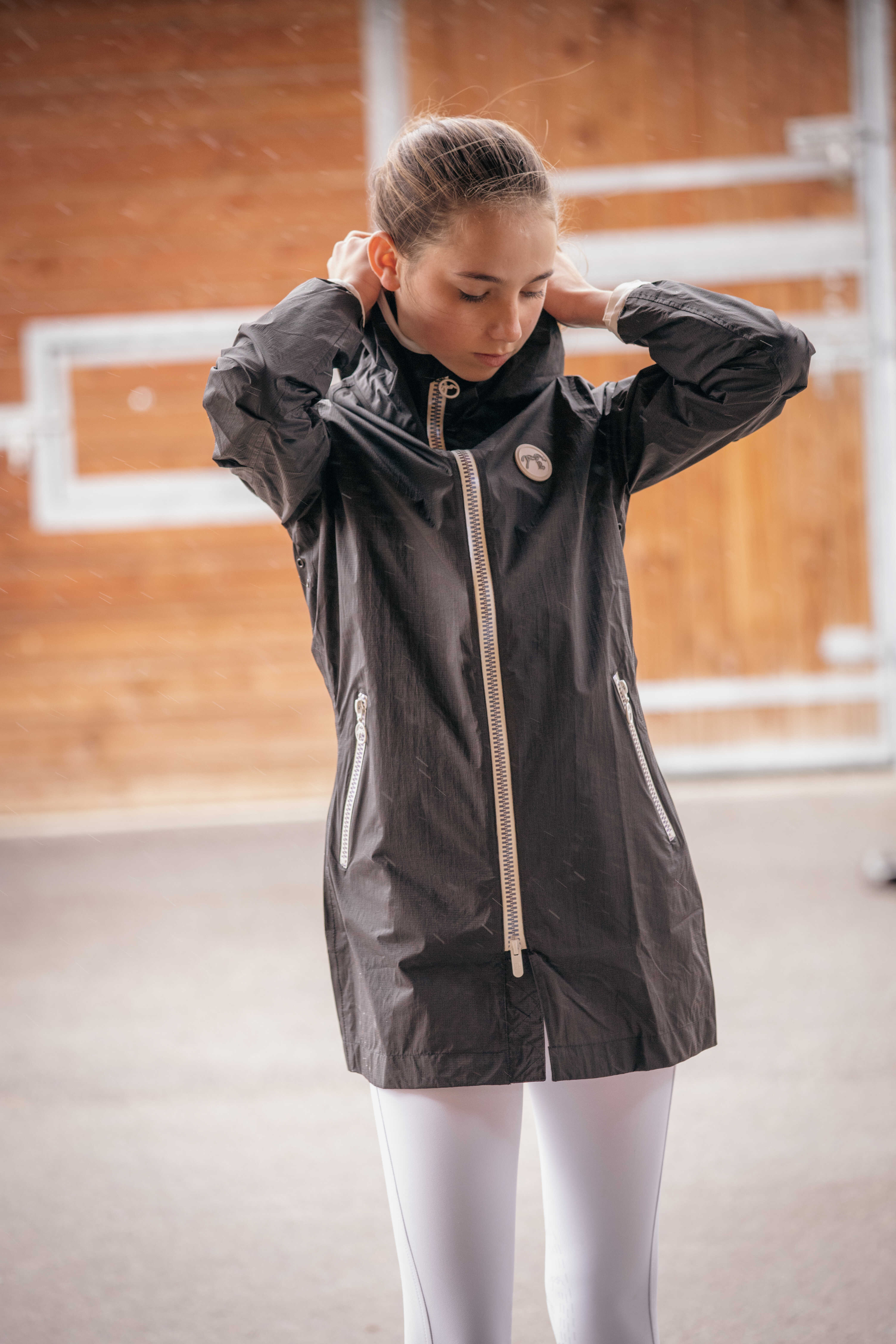Penelope Rain Fashion Raincoat Black 12-14 years - 4