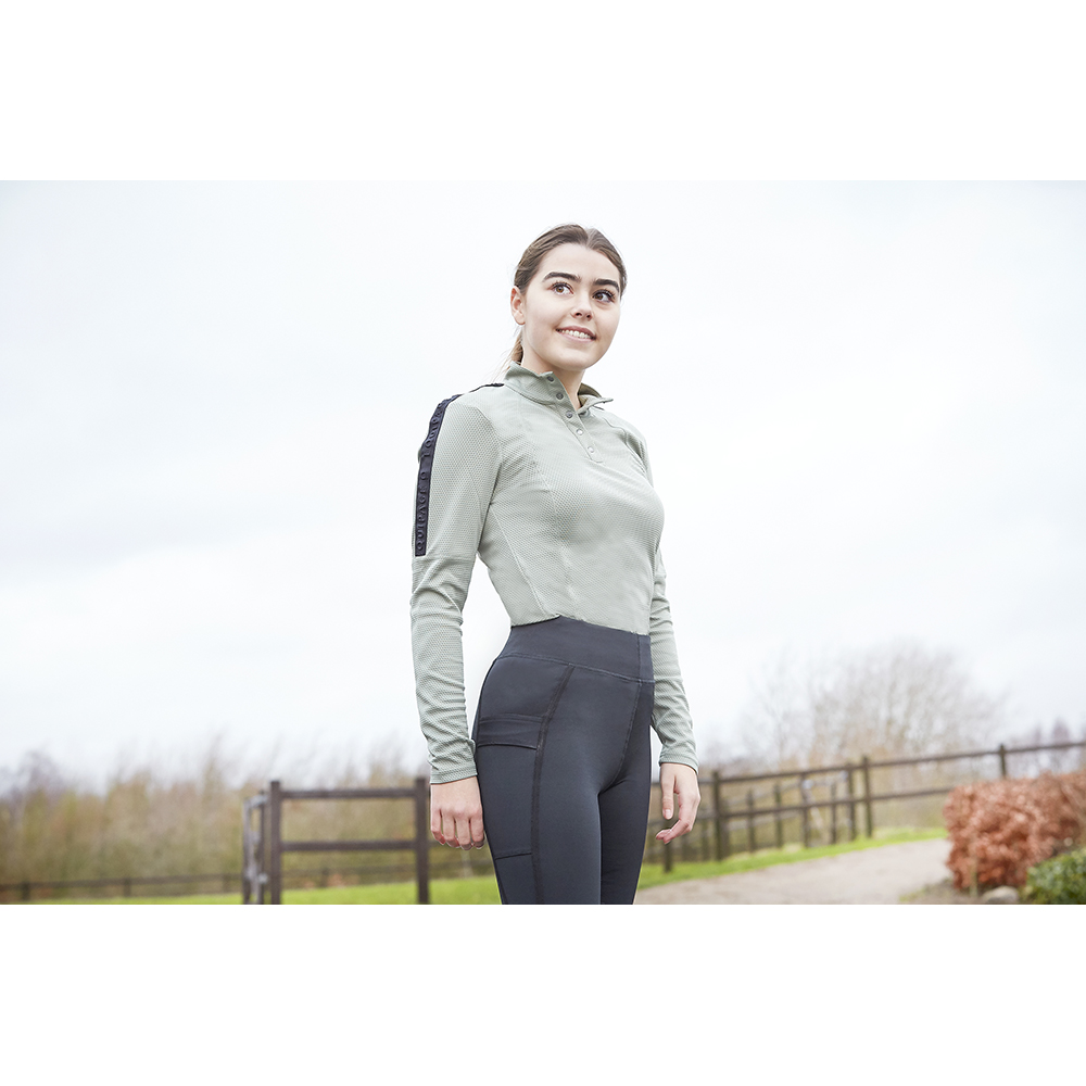 Equipage Finley Vollbesatz-Reitleggings Schwarz - 2