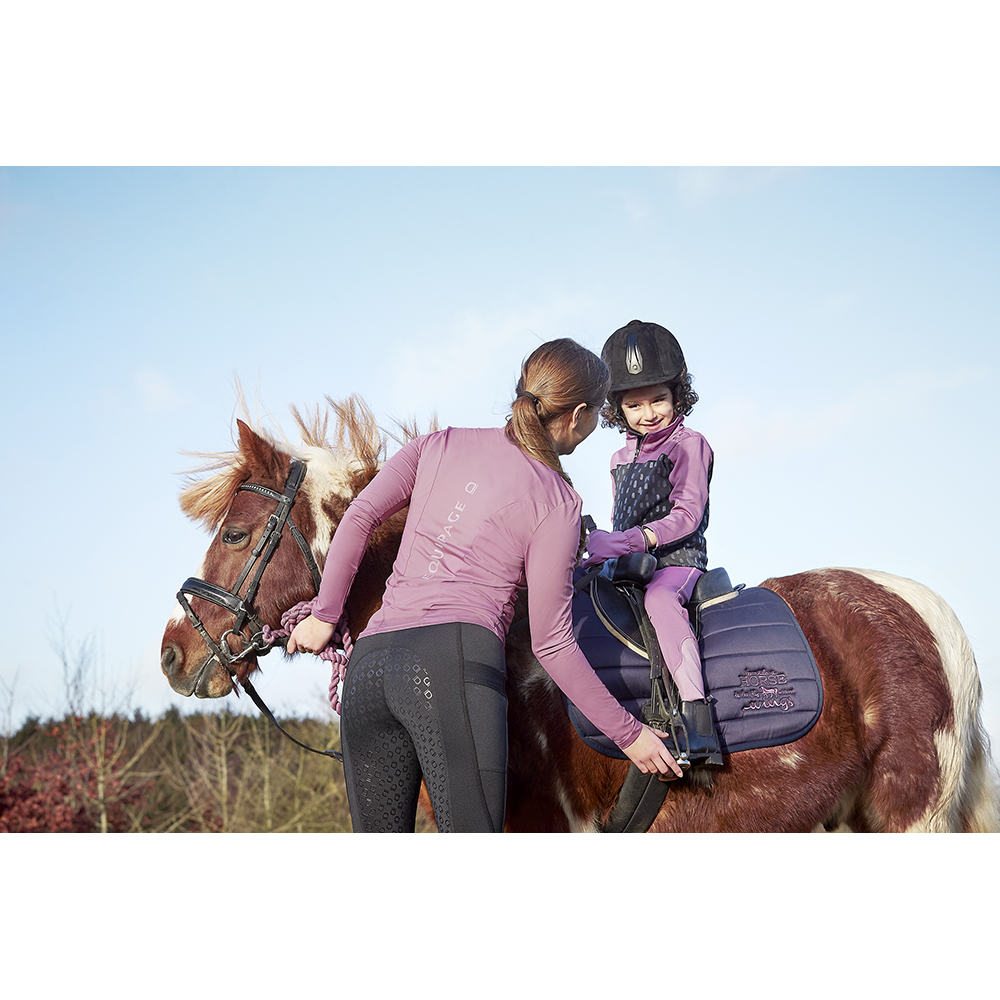 Equipage Finley Vollbesatz-Reitleggings Schwarz - 5