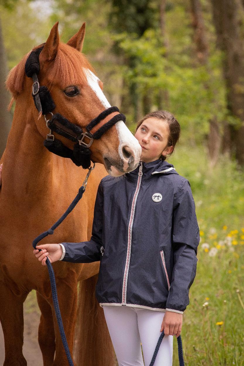 Penelope Rainshort Regnjacka Navy 12-14 år
