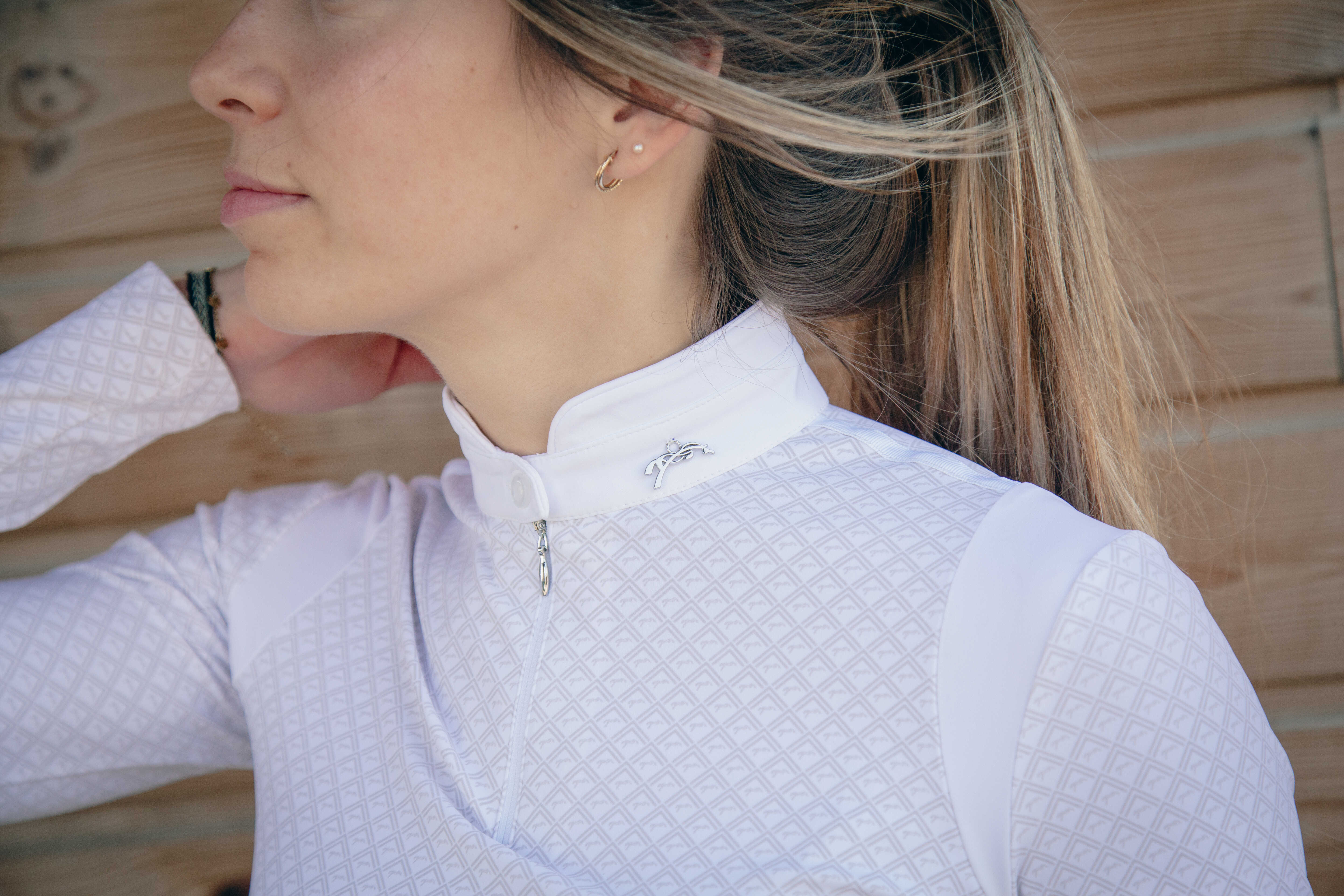 Penelope Seville Long-Sleeved Competition Top White - 7