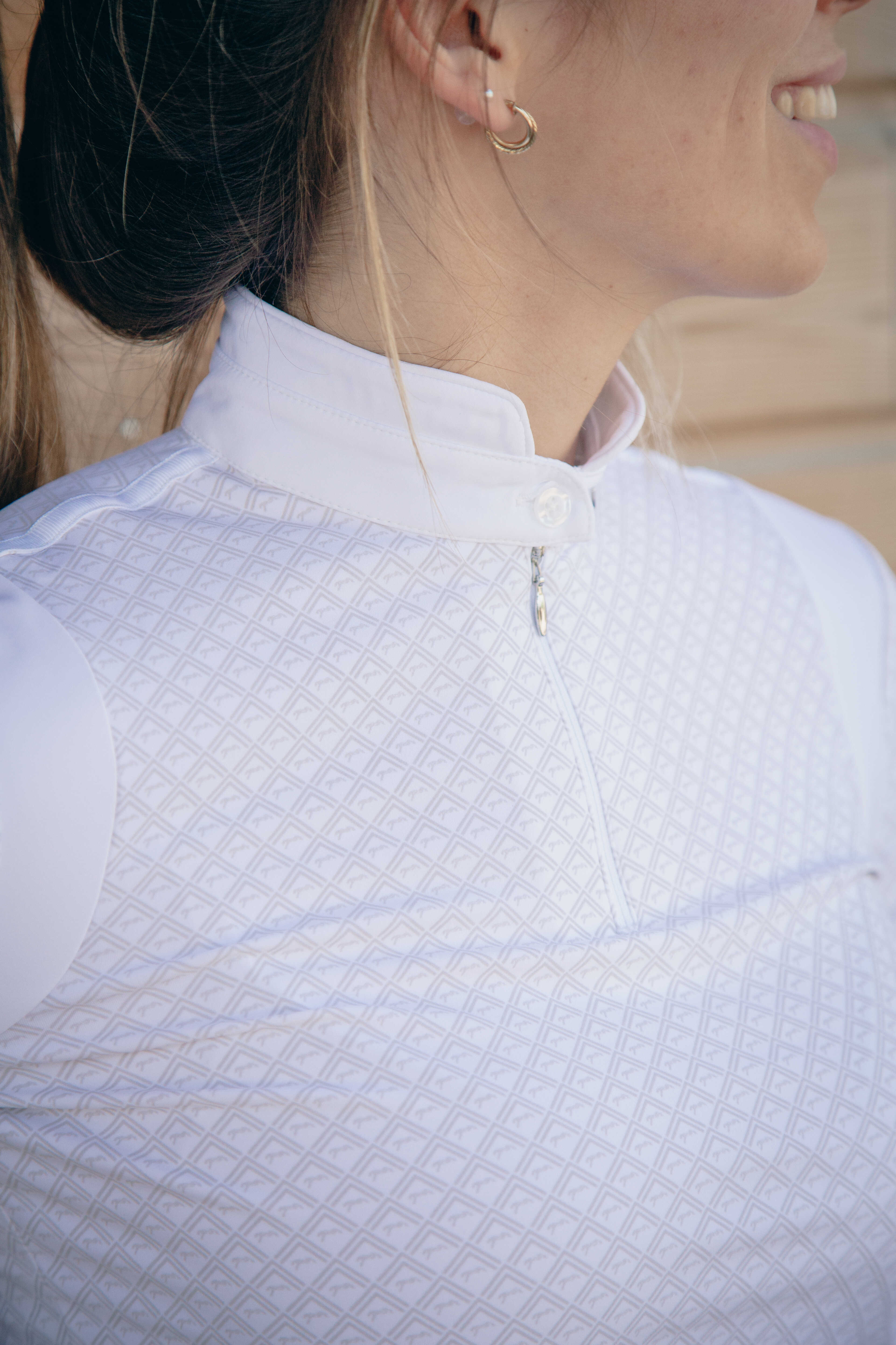 Penelope Seville Long-Sleeved Competition Top White - 6