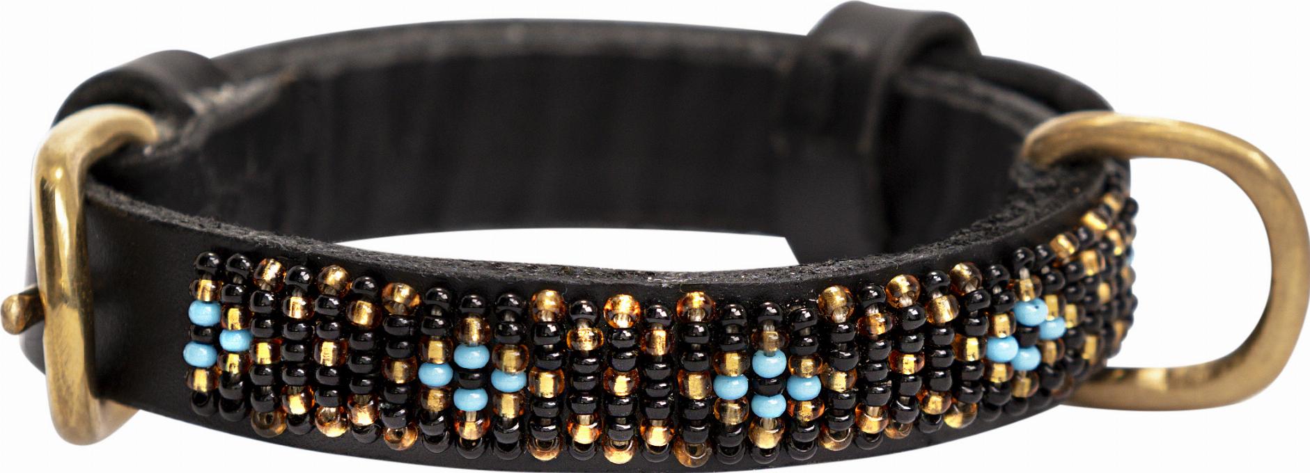 Kampuni Handgjort Hundhalsband Micro Faraja - Turkos (Micro)