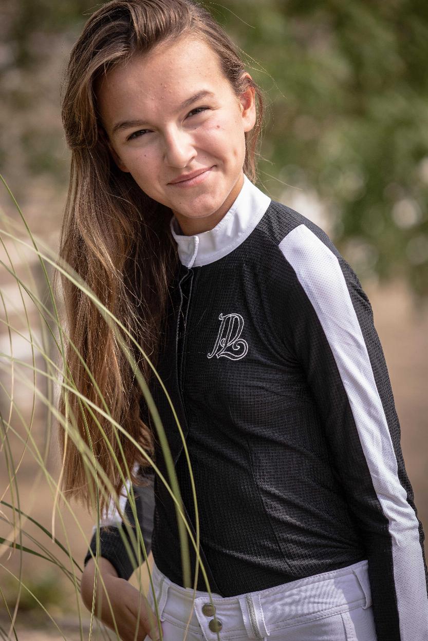 Penelope Showshirt Tävlingstopp Svart