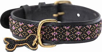 Kampuni Handmade Dog Collar Faraja - Pink