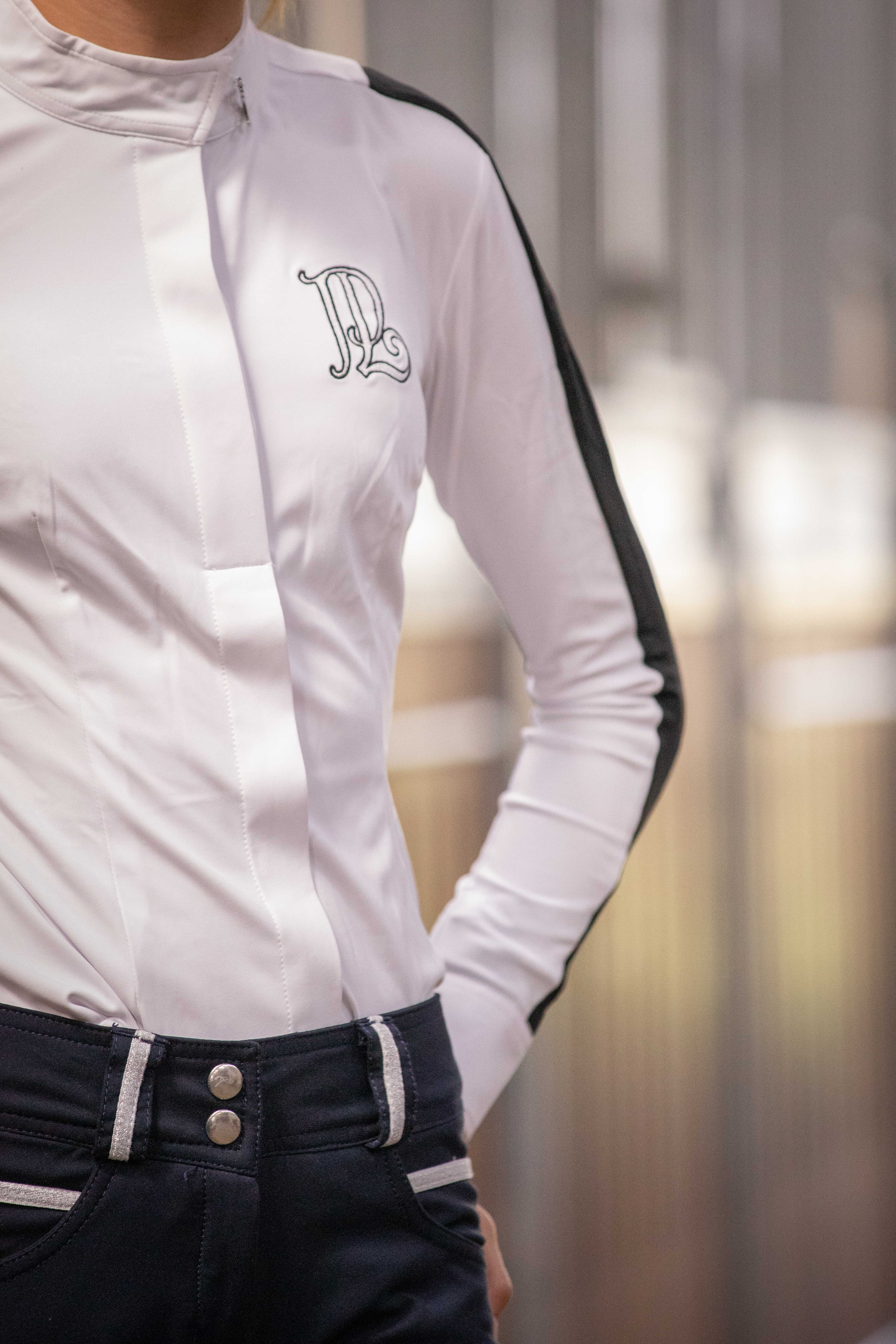 Penelope Show Shirt Competition Top, White, Ages 12–14 - 10
