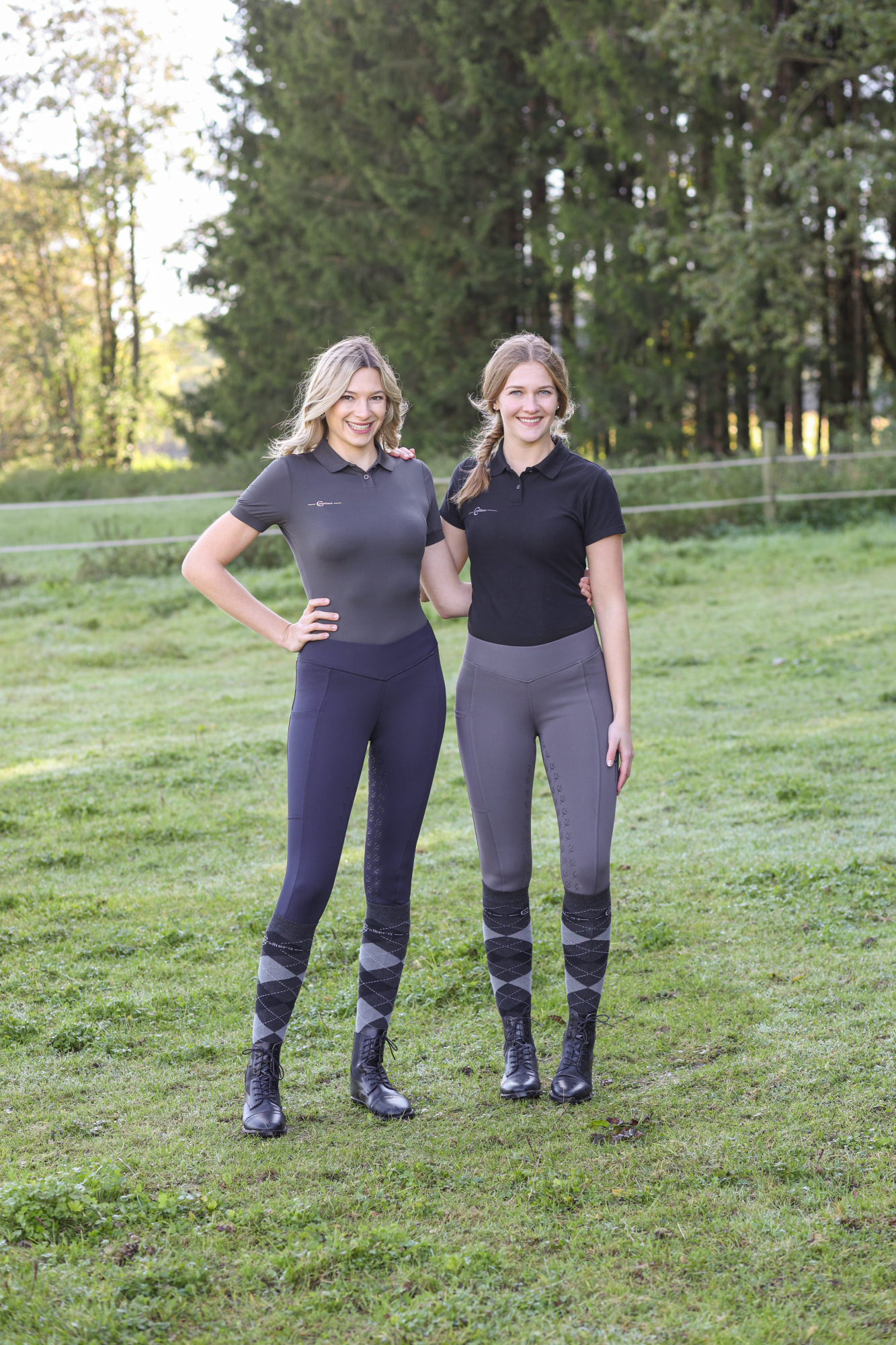 Covalliero Riding Tights ClassicStar Ladies, graphite - 6