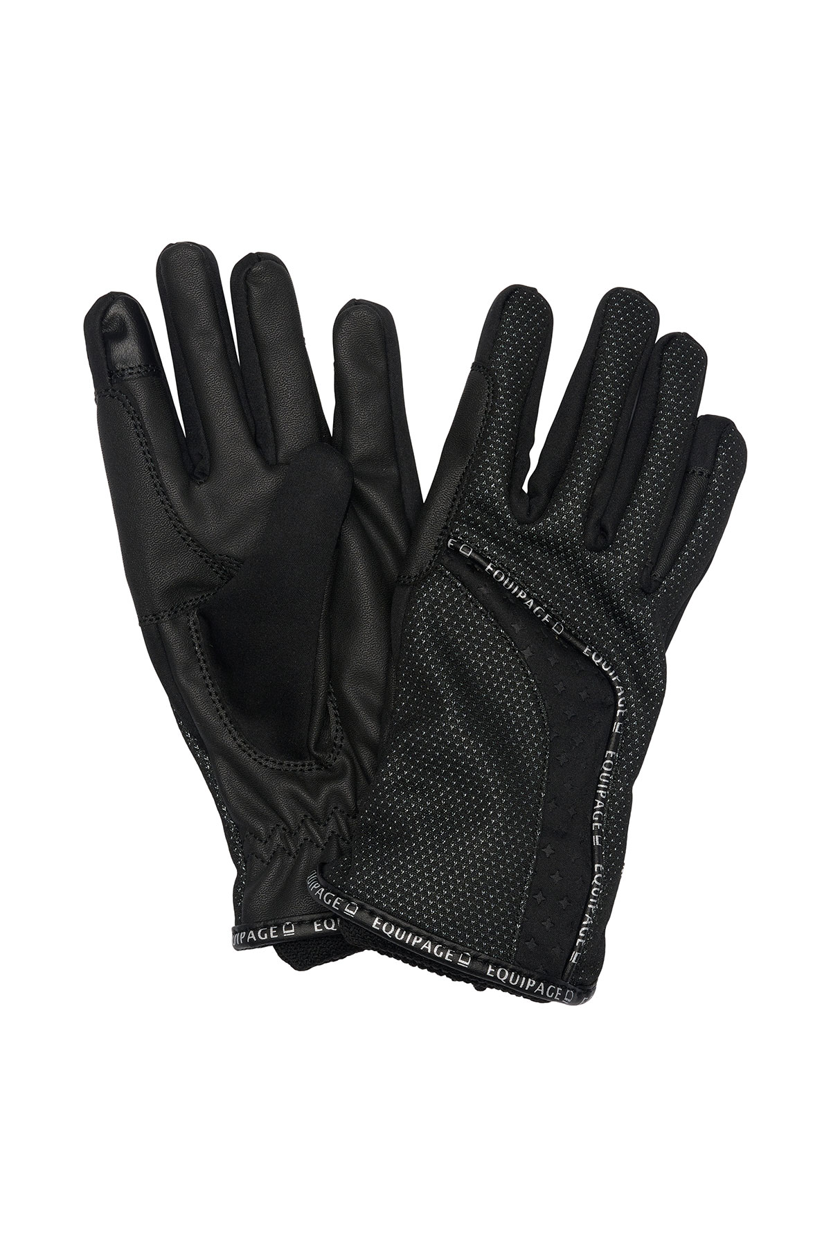 Equipage KIDS Jaffa gloves Black, 6-8 Years