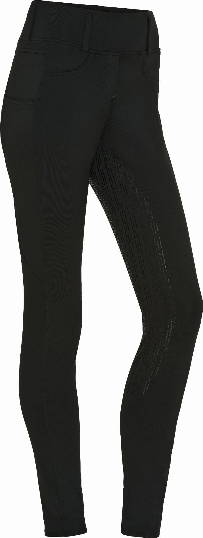 Equipage Kalea Ratsastustrikoot, Full Grip - Musta, 2XL - 2