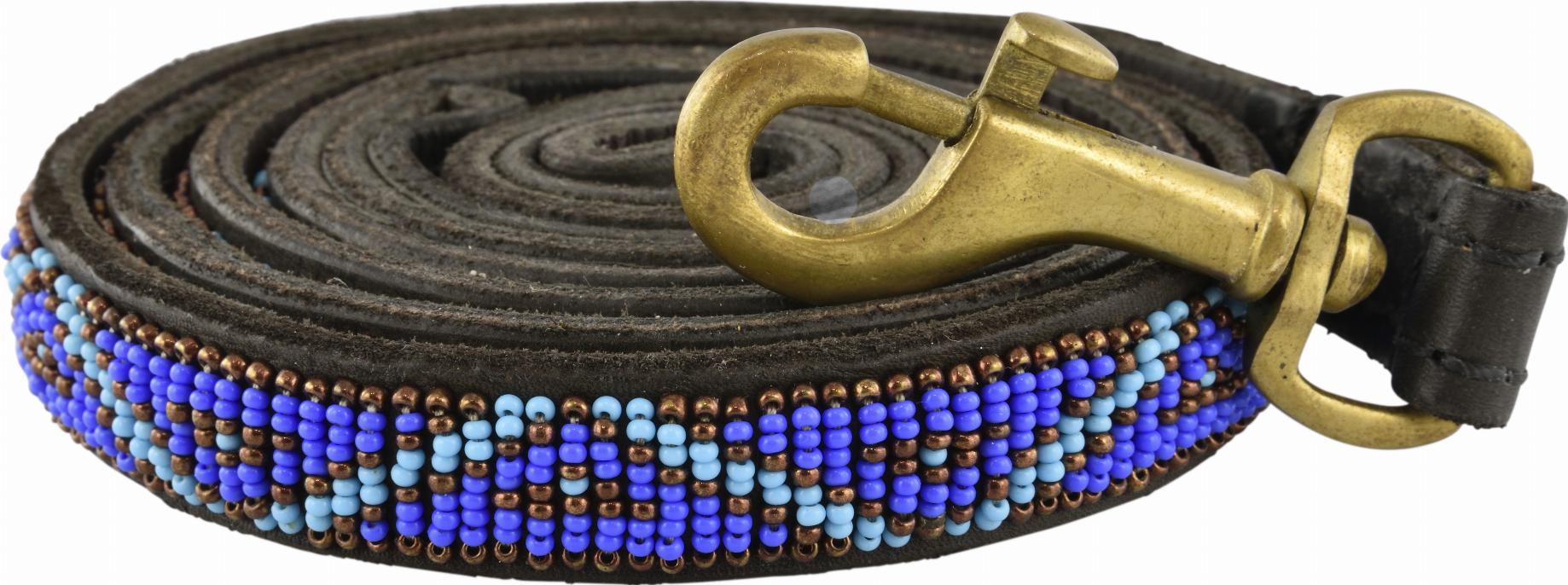 Kampuni Handgjort Hundkoppel Kabaka - Blå (L: 162 x 2,1 cm)