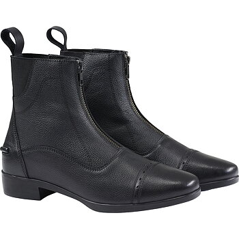 Equipage Hurley jodphur boot w front zip Black