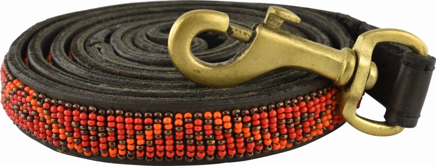 Kampuni Handgjort Hundkoppel Kabaka - Neon (L: 162 x 2,1 cm)