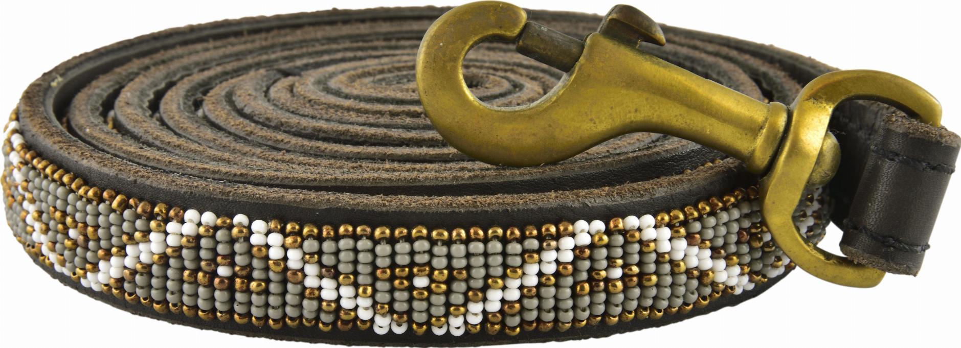 Kampuni Handgjort Hundkoppel Kabaka - Mist (L: 162 x 2,1 cm)