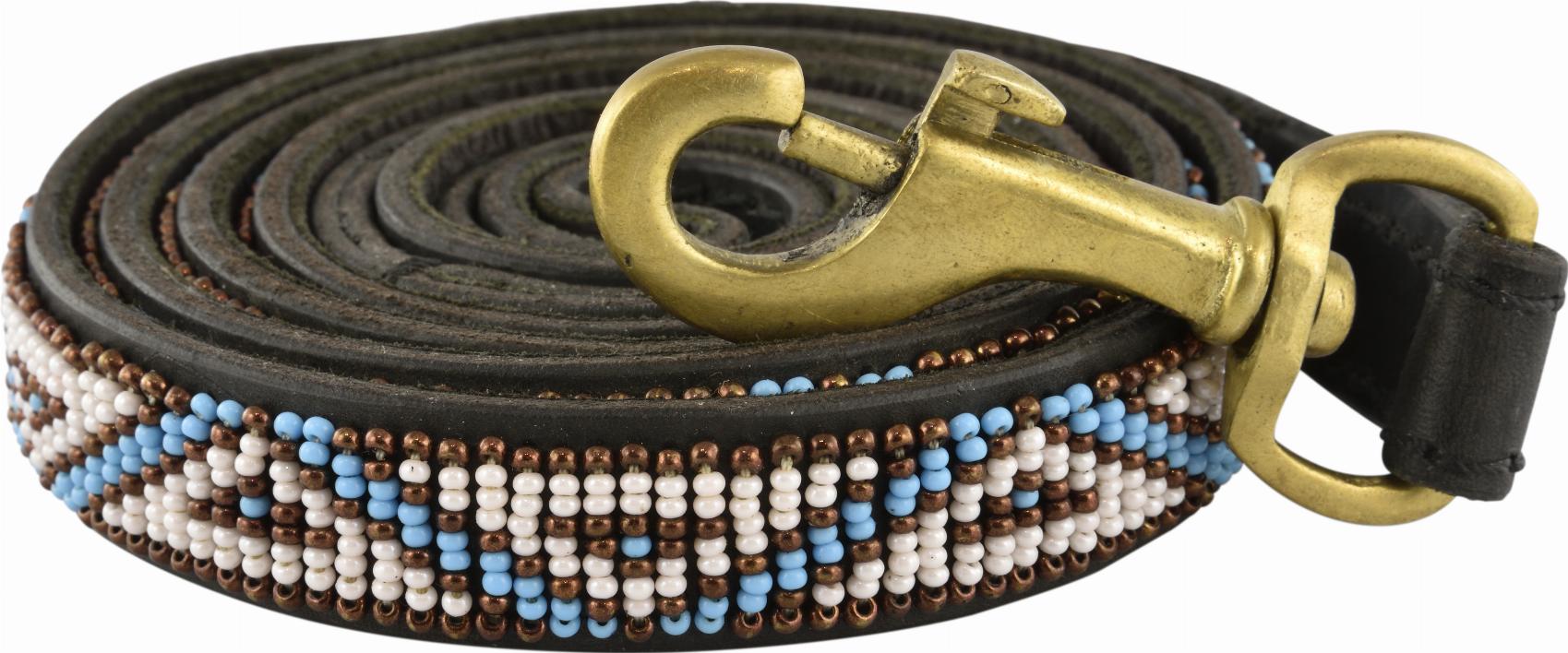 Kampuni Handgjort Hundkoppel Kabaka - Sky (L: 162 x 2,1 cm)