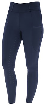 Covalliero Ridtights Högmidjade, mörk marinblå