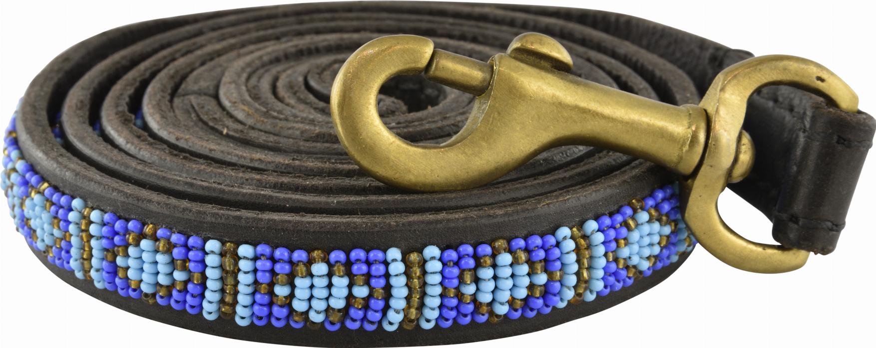 Kampuni Handgjort Hundkoppel Rafiki - Blå (L: 162 x 2,1 cm)