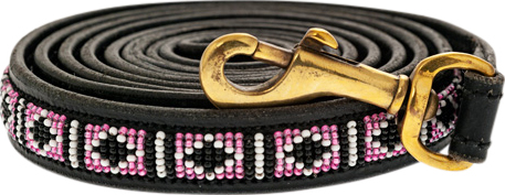 Kampuni Handgjort Hundkoppel Rafiki - Rosa (L: 162 x 2,1 cm)