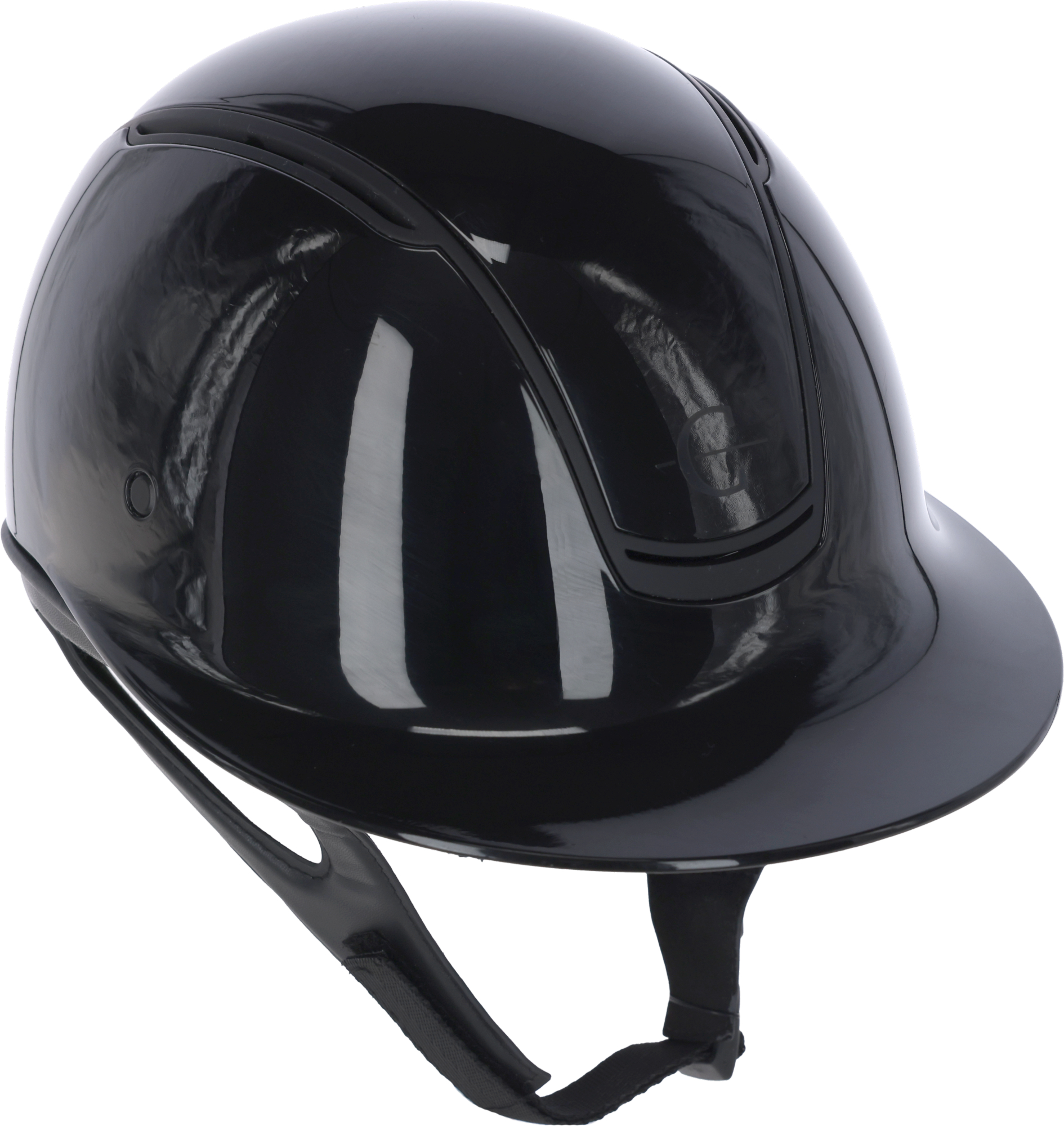 Covalliero Ridhjälm Eclipse Polo, lackerad svart - 7