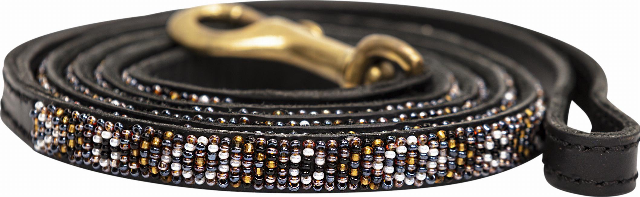 Kampuni Handgjort Hundkoppel Ombima - Svart (L: 162 x 2,1 cm)