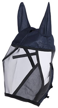 Covalliero Fly Mask SuperFly navy including ear protection