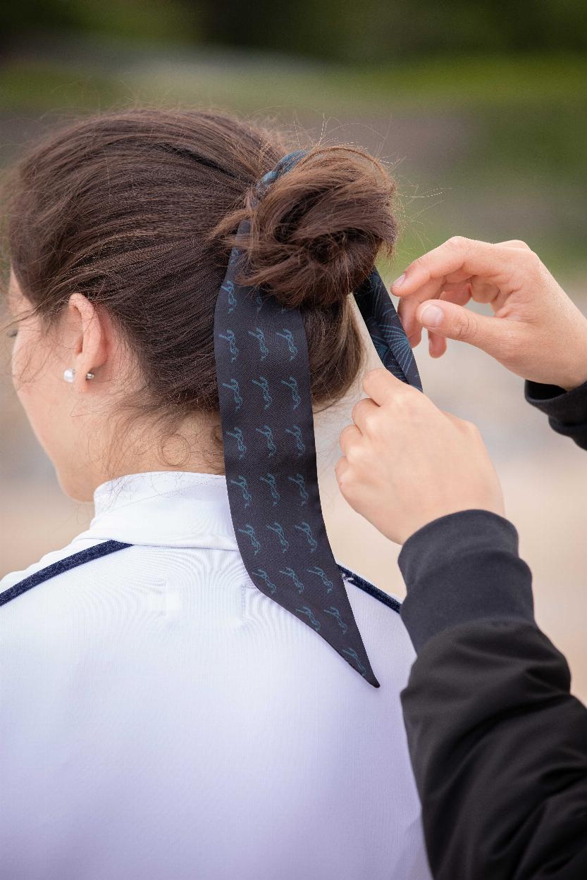Penelope Twilly Sofia Hiushuivi Peacock Blue/Musta