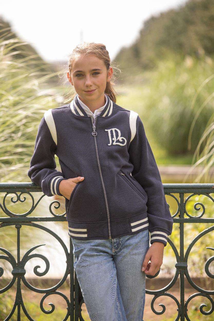 Penelope University Ridjacka Navy/Vit 12-14 år