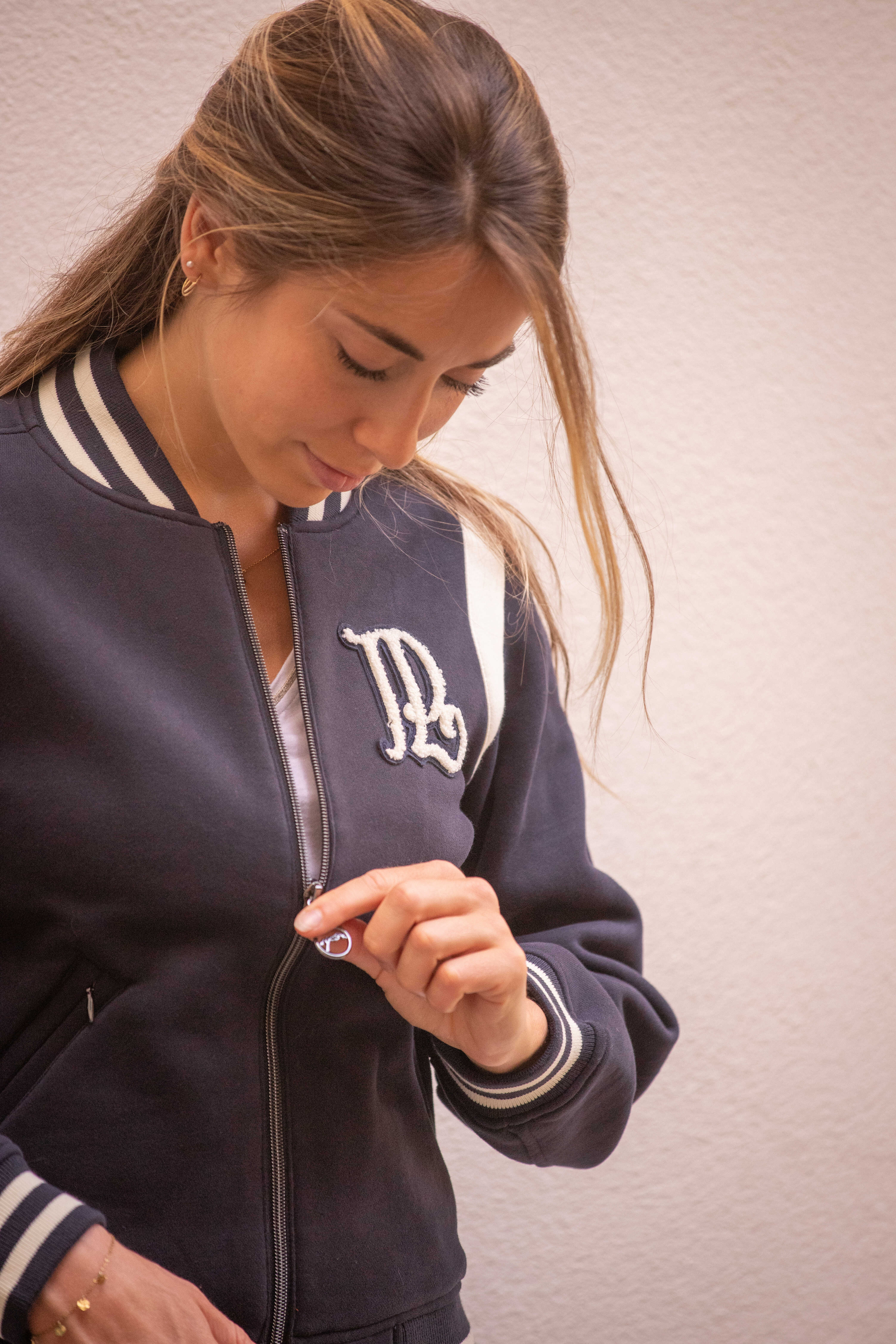 Pénélope University Jacket Navy/white - 7