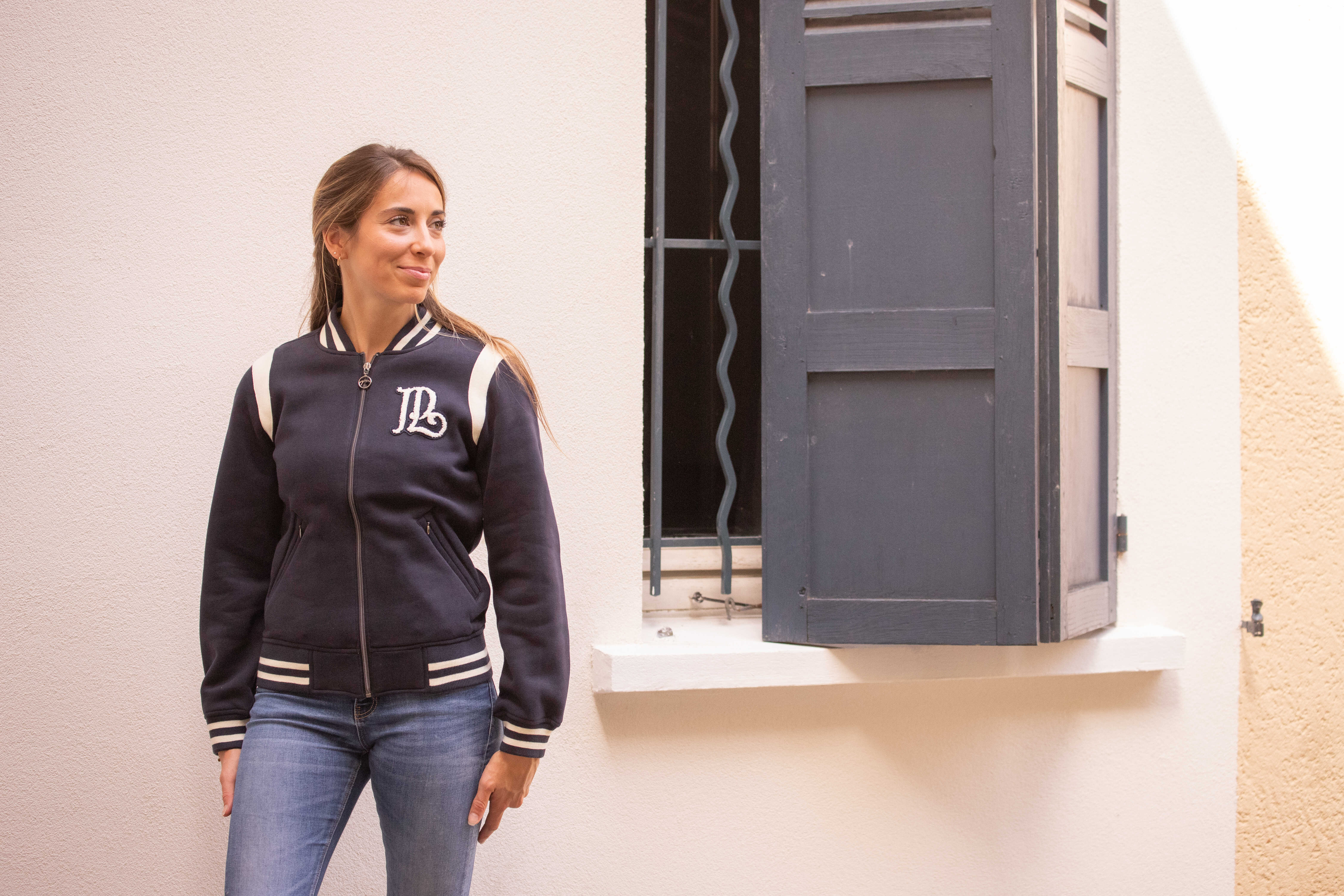 Pénélope University Jacket Navy/white - 4
