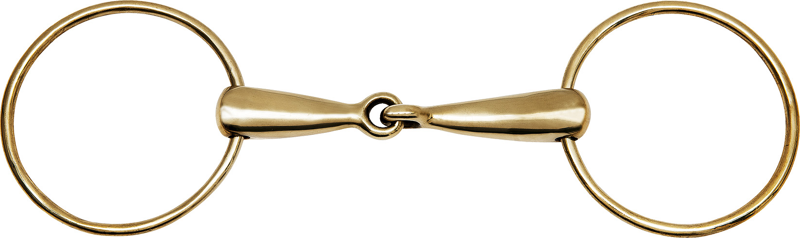 FEELING Large Rings Snaffle, German Silver 22 mm