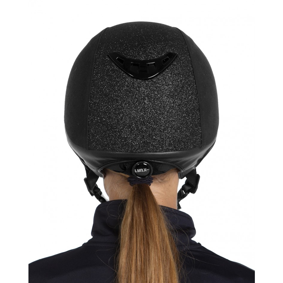 Back on Track Riding Helmet EQ3 Lynx Micromocca - Black Sand, S (50-53)
