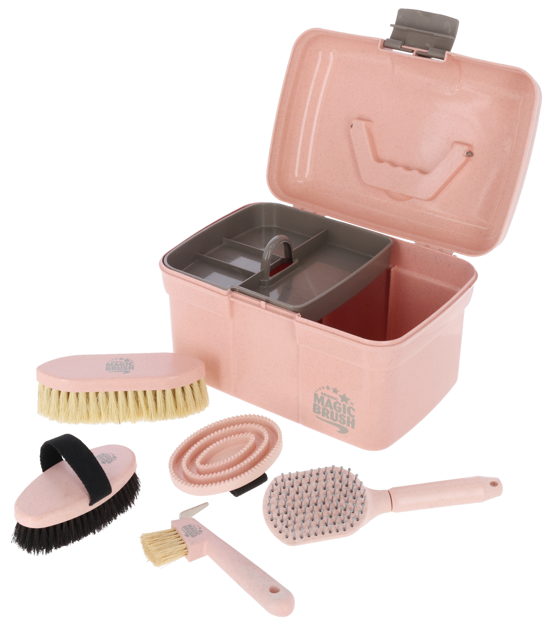 Covalliero Cleaning Box Waterlily, pastel pink, filled