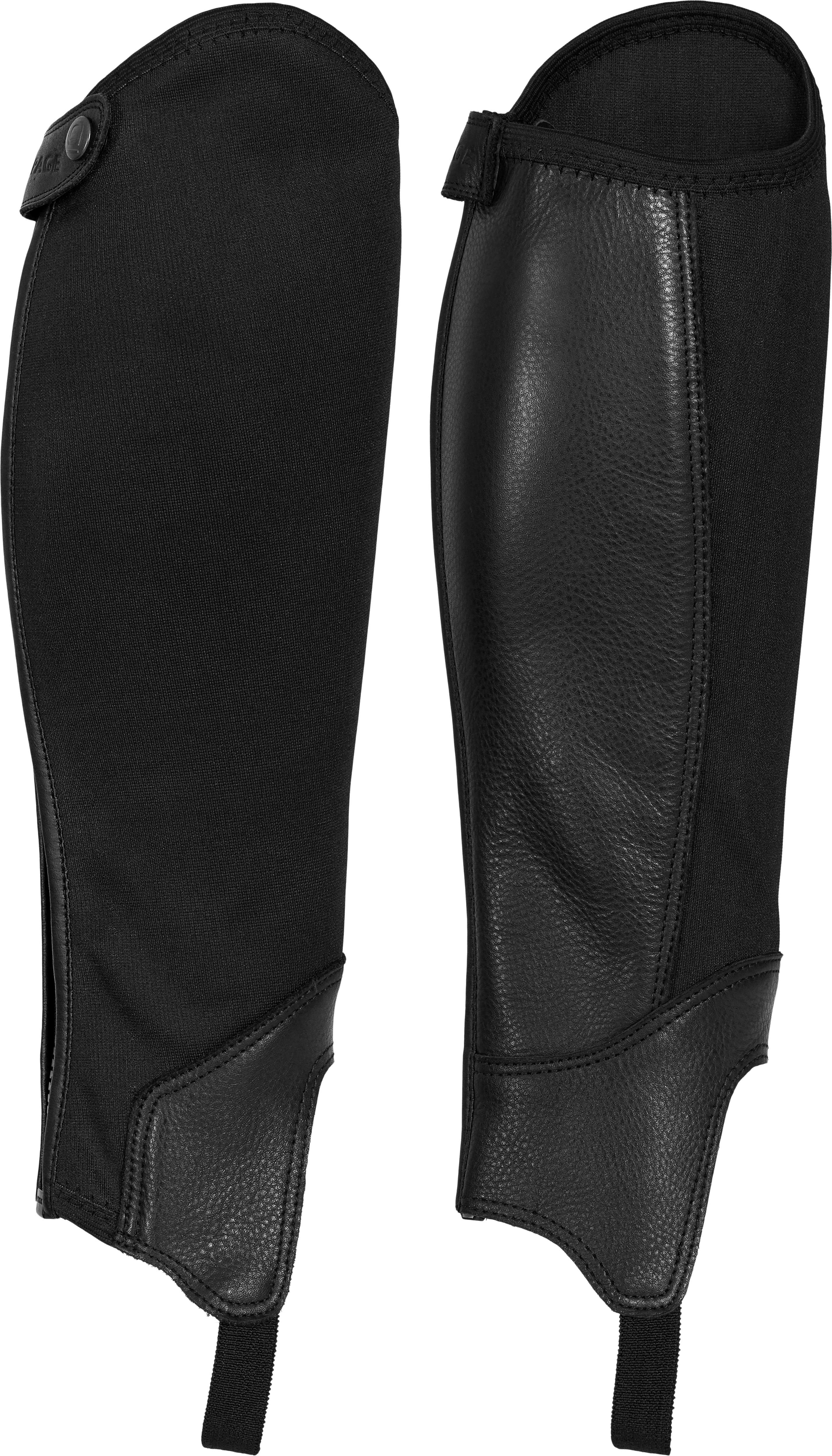 Equipage Milla Half Chaps, Standard - Black, L